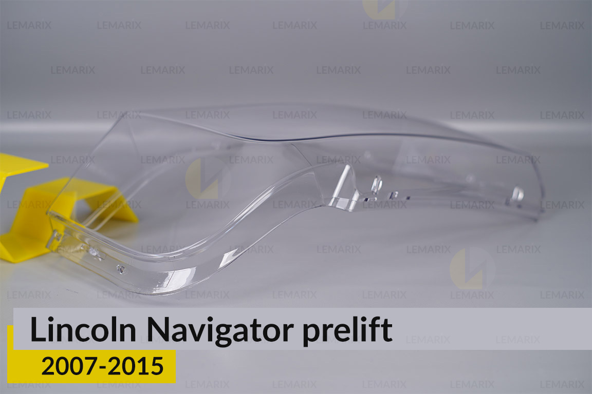 Скло фари Lincoln Navigator (2007-2015) дорест ліве