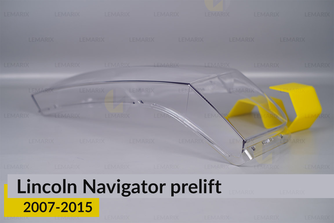 Скло фари Lincoln Navigator (2007-2015) дорест ліве