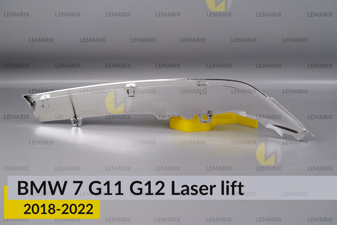 Хромована декоративна маска верхня BMW 7 G11 G12 Laser (2019-2022) рест ліва