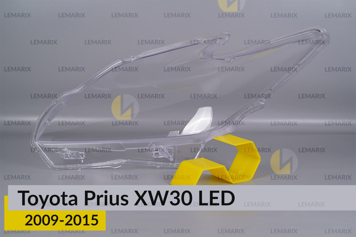 Скло фари Toyota Prius XW30 LED (2009-2015) праве