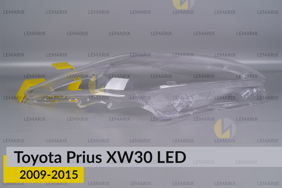 Скло фари Toyota Prius XW30 LED (2009-2015) праве