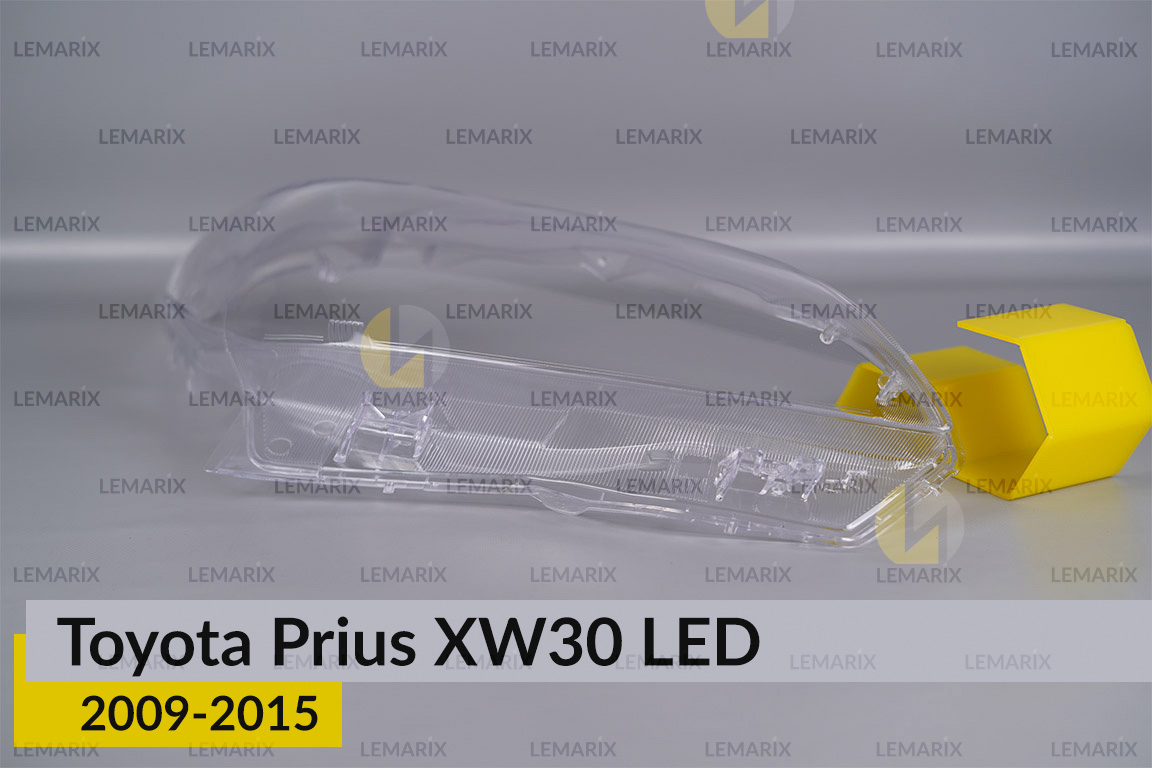 Скло фари Toyota Prius XW30 LED (2009-2015) праве