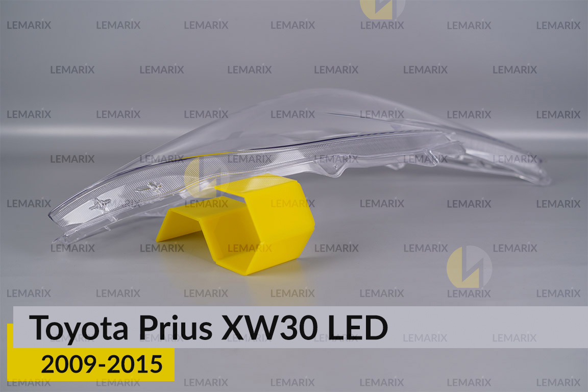 Скло фари Toyota Prius XW30 LED (2009-2015) праве
