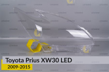 Скло фари Toyota Prius XW30 LED (2009-2015) праве