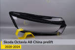 Скло фари Skoda Octavia A8 China (2020-2024) дорест праве