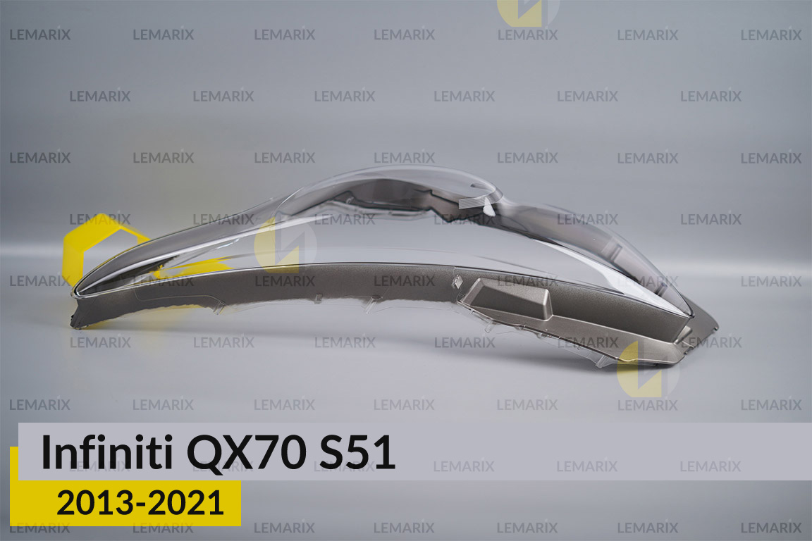 Скло фари Infiniti QX70 S51 (2013-2021) ліве