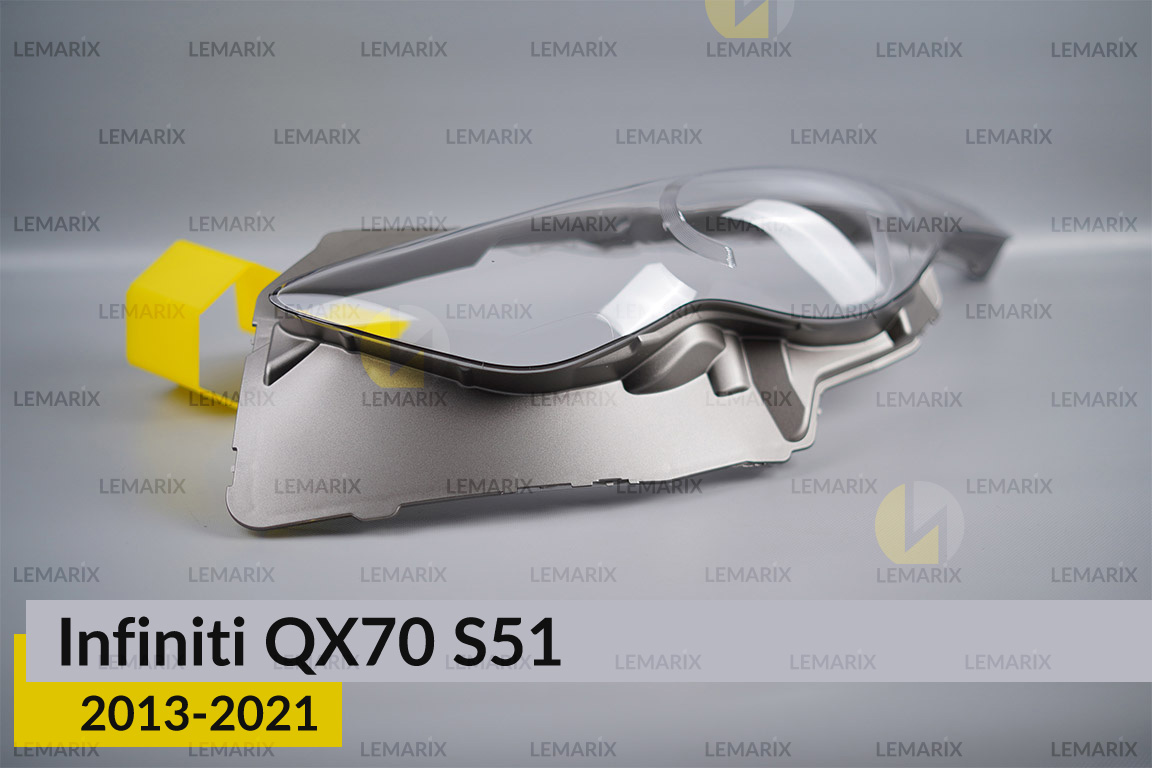 Скло фари Infiniti QX70 S51 (2013-2021) ліве