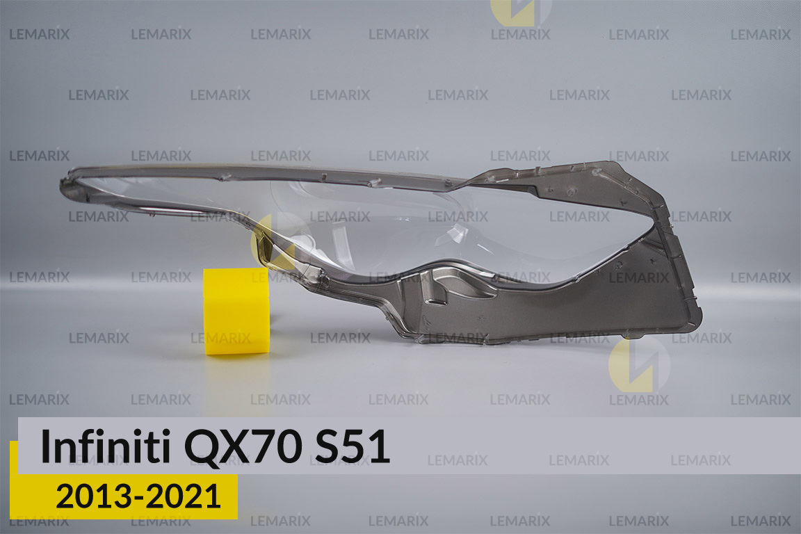 Скло фари Infiniti QX70 S51 (2013-2021) ліве
