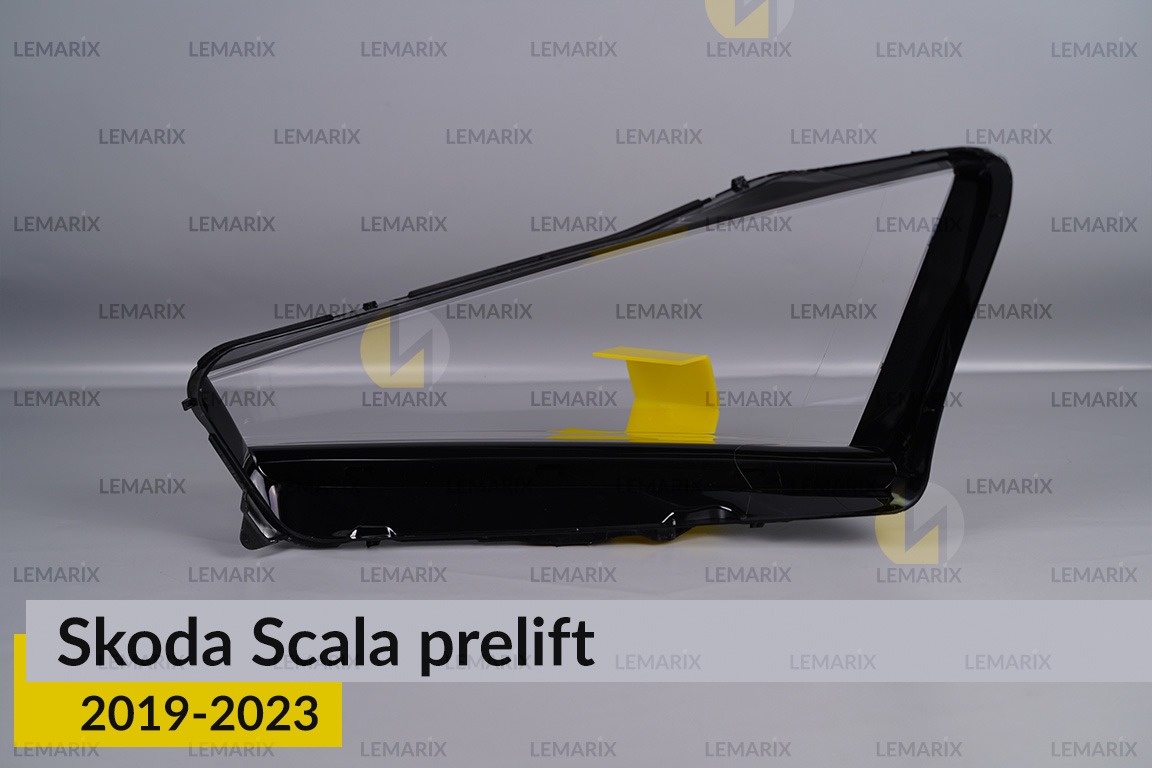 Скло фари Skoda Scala (2019-2023) дорест праве