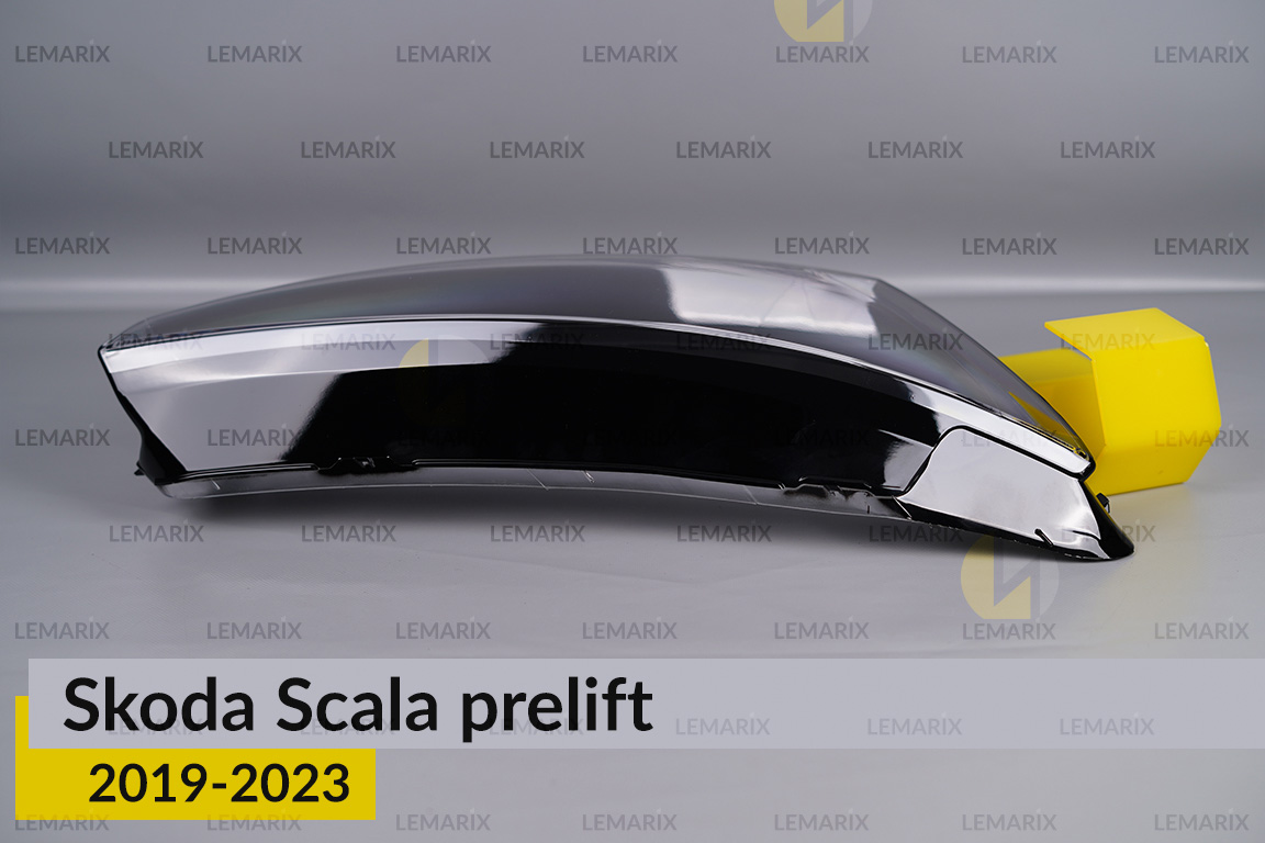 Скло фари Skoda Scala (2019-2023) дорест праве