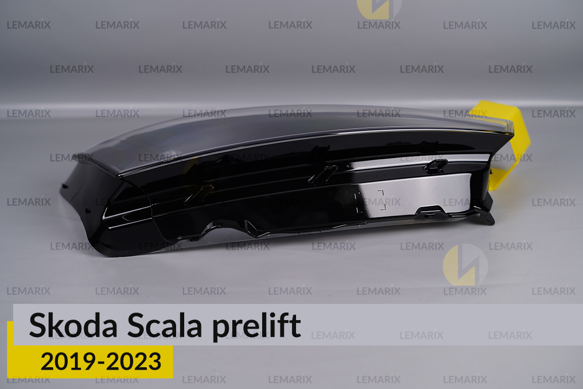 Скло фари Skoda Scala (2019-2023) дорест праве