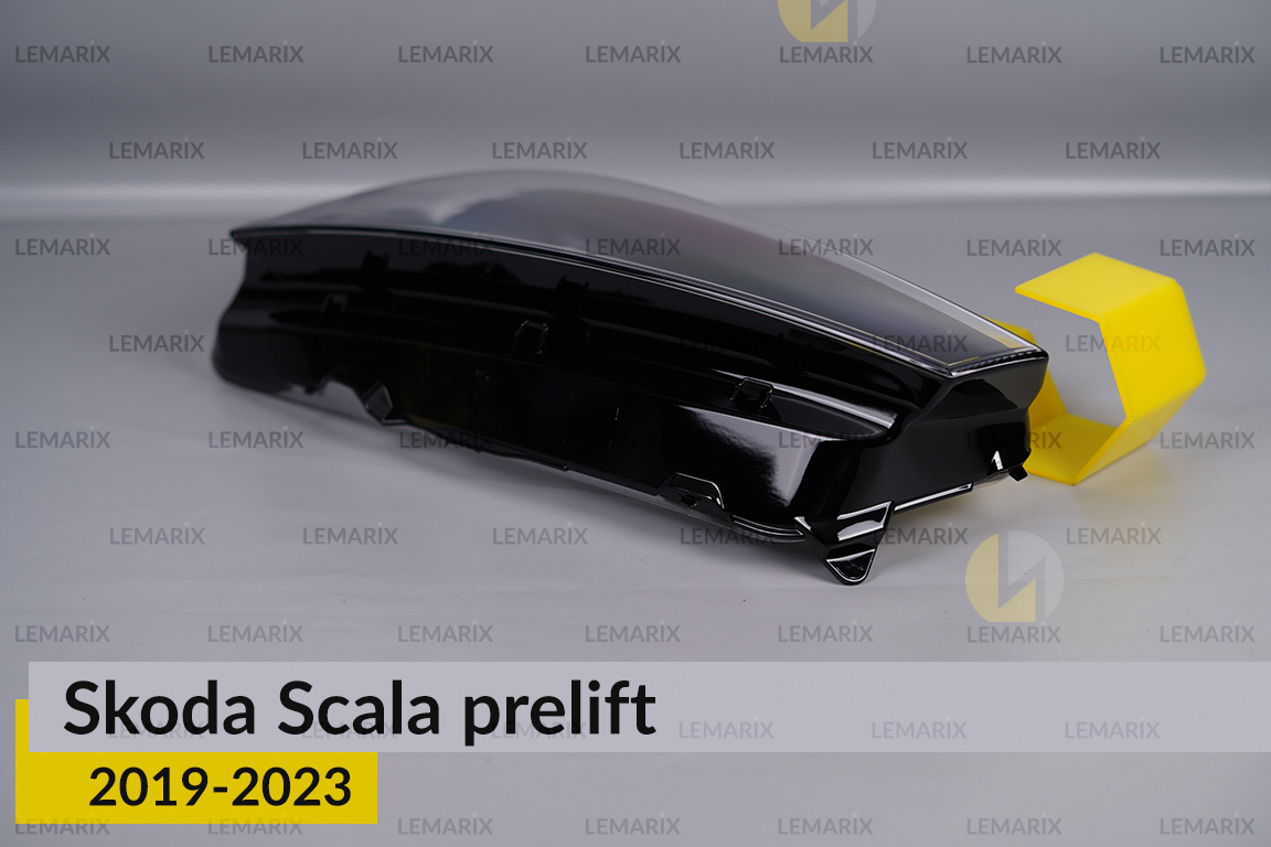 Скло фари Skoda Scala (2019-2023) дорест праве