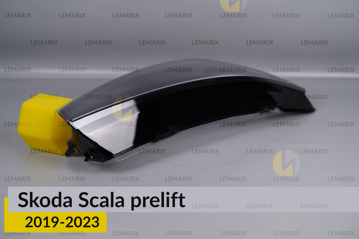 Скло фари Skoda Scala (2019-2023) дорест праве