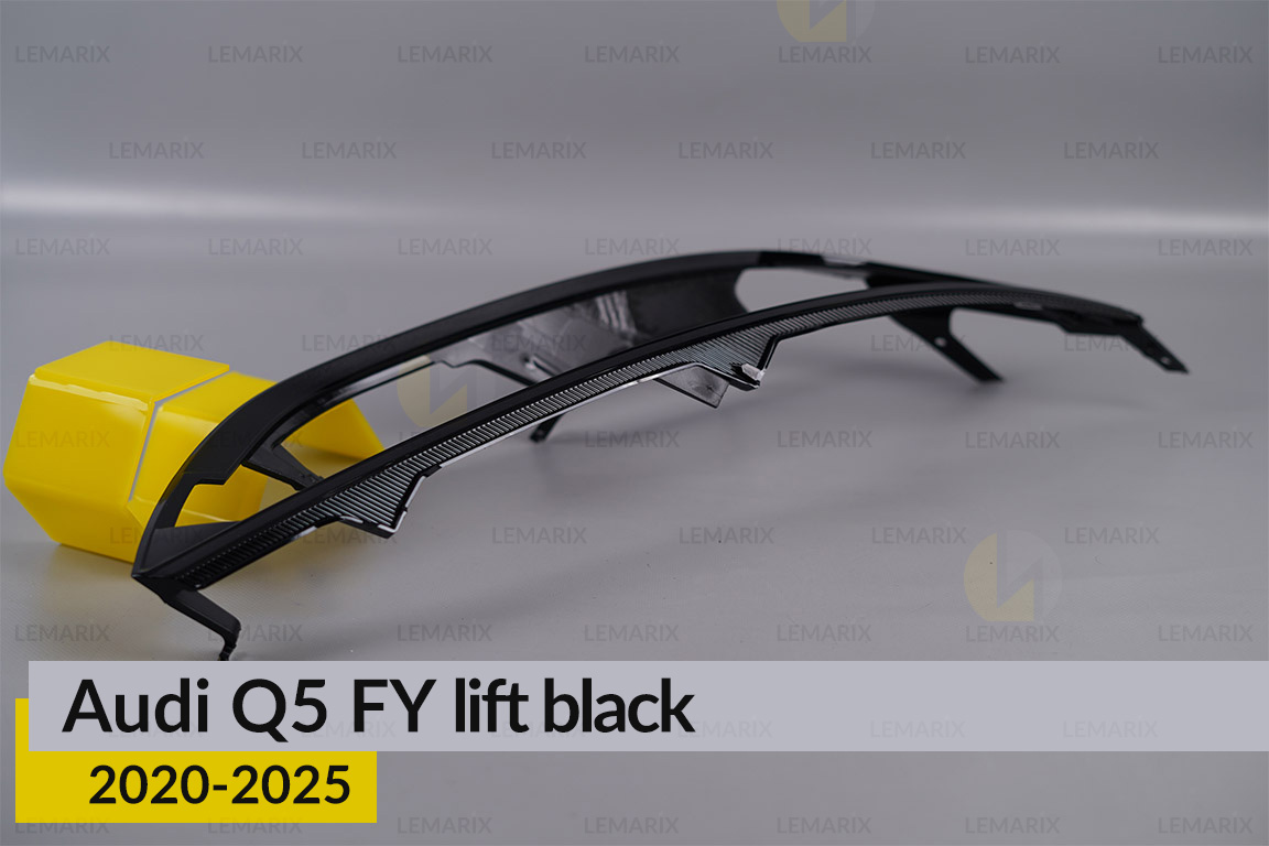 Декоративна маска зовнішня Audi Q5 FY Black (2020-2025) рест права
