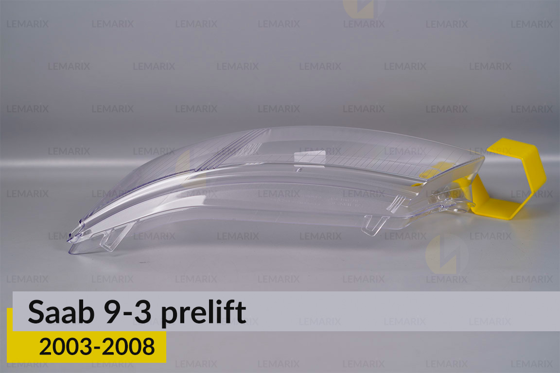 Скло фари Saab 9-3 (2003-2008) дорест ліве