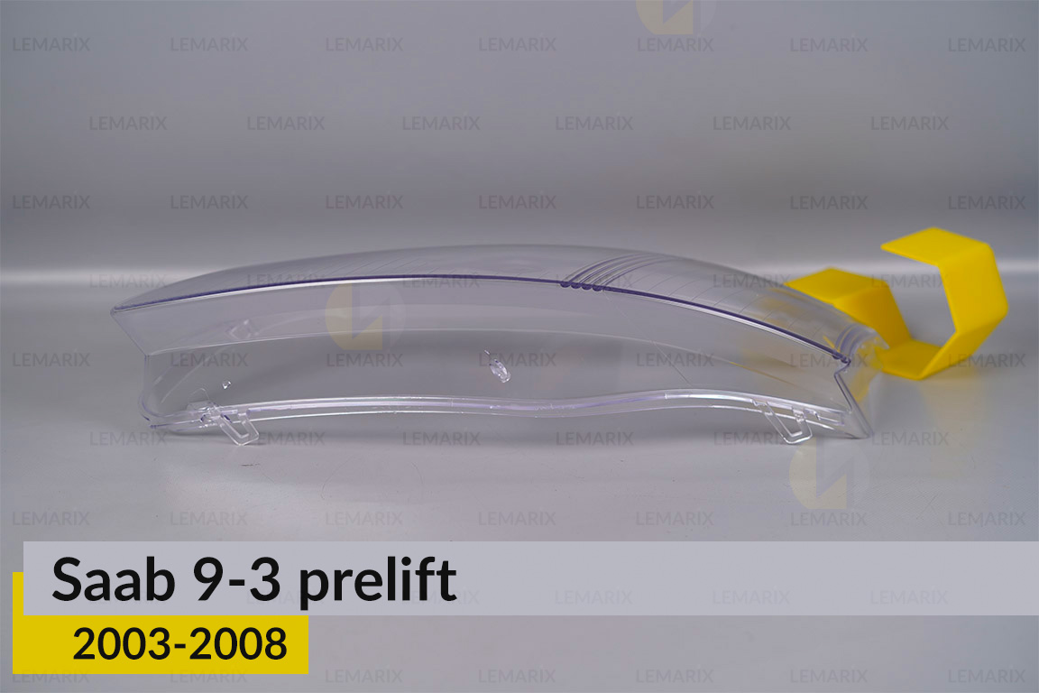 Скло фари Saab 9-3 (2003-2008) дорест ліве