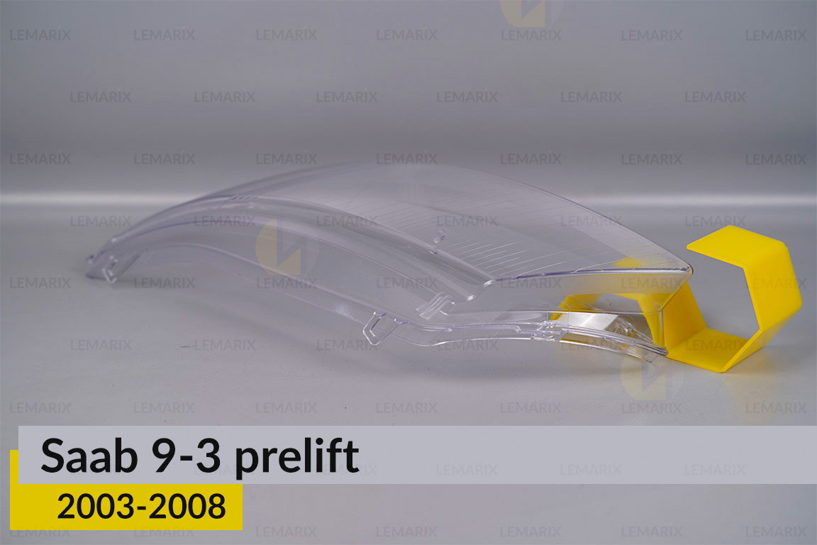 Скло фари Saab 9-3 (2003-2008) дорест ліве