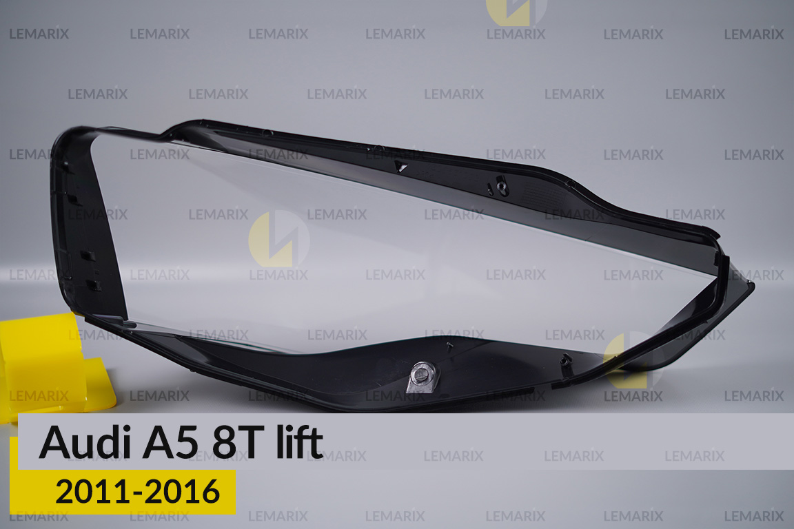 Скло фари Audi A5 8T (2011-2016) рест ліве