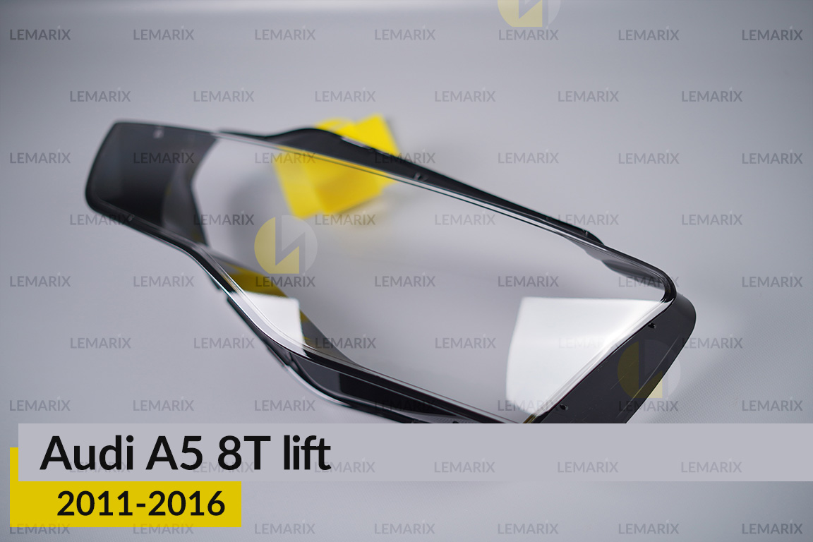 Скло фари Audi A5 8T (2011-2016) рест ліве