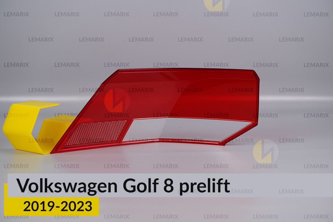 Скло заднього ліхтаря зовнішнє в крилі VW Volkswagen Golf 8 (2019-2024) дорест праве