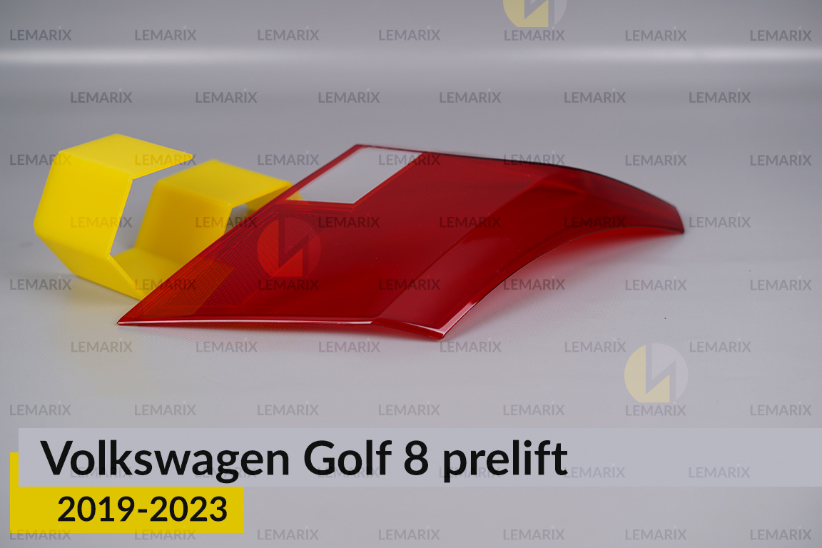 Скло заднього ліхтаря зовнішнє в крилі VW Volkswagen Golf 8 (2019-2024) дорест праве