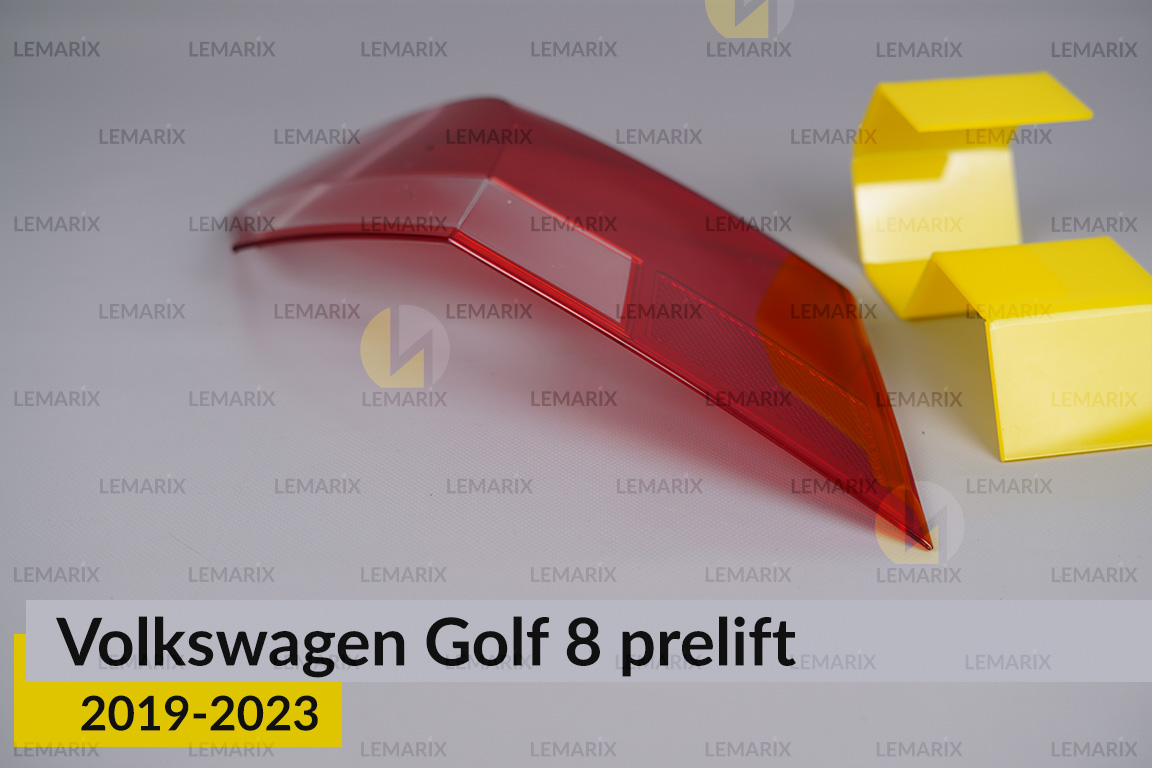 Скло заднього ліхтаря зовнішнє в крилі VW Volkswagen Golf 8 (2019-2024) дорест праве
