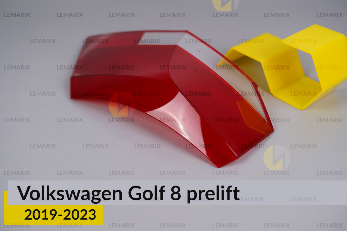 Скло заднього ліхтаря зовнішнє в крилі VW Volkswagen Golf 8 (2019-2024) дорест праве