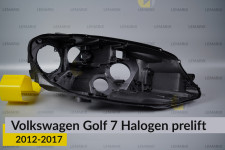 Корпус фары VW Volkswagen Golf 7 Halogen (2012-2017) дорест правый