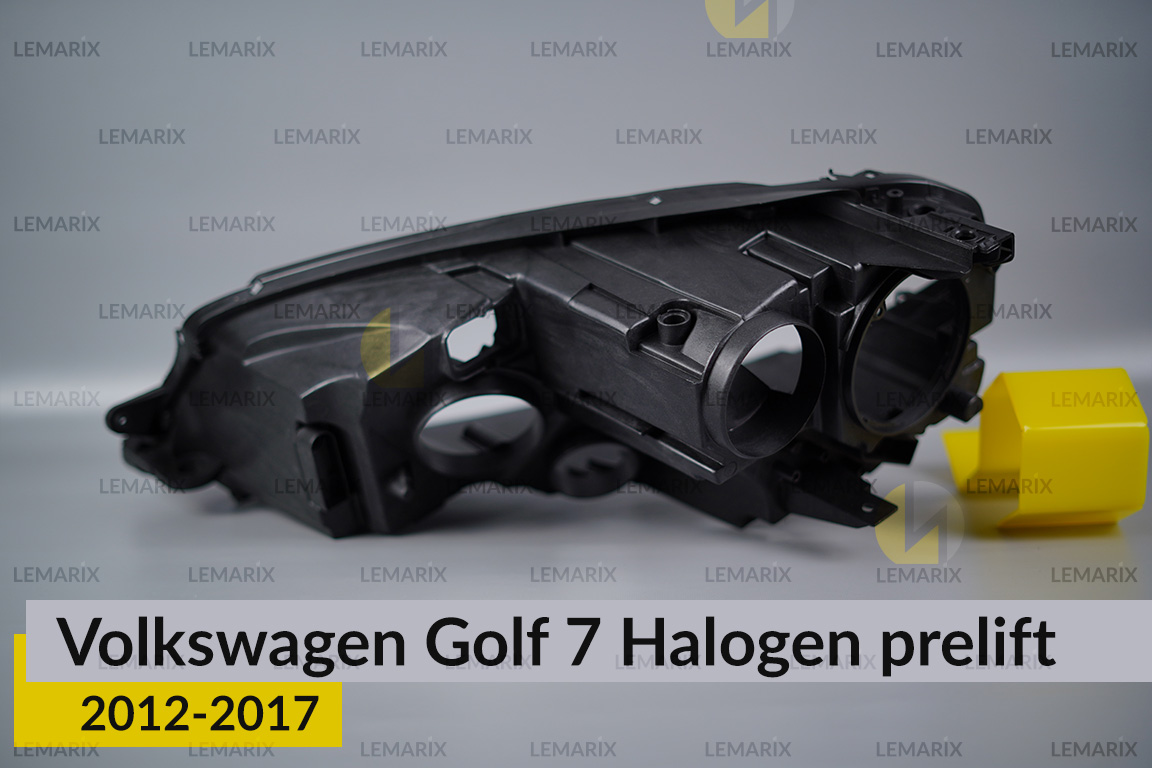 Корпус фари VW Volkswagen Golf 7 Halogen (2012-2017) дорест правий