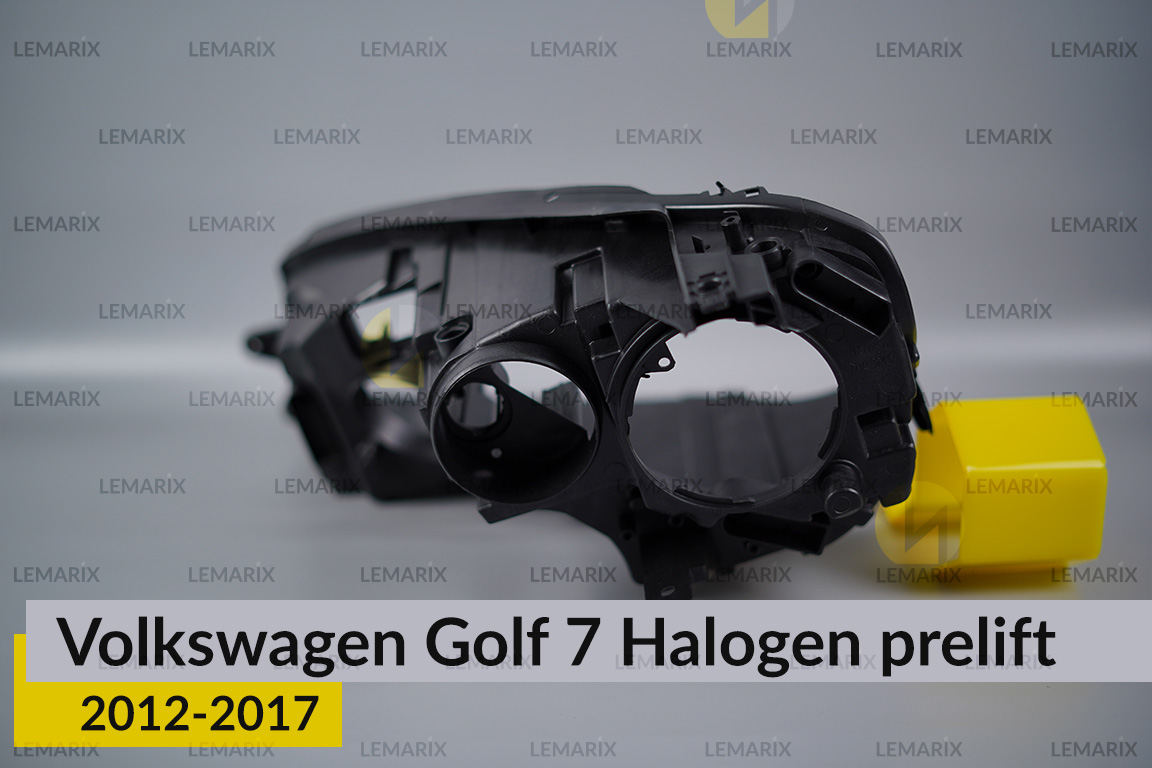 Корпус фари VW Volkswagen Golf 7 Halogen (2012-2017) дорест правий