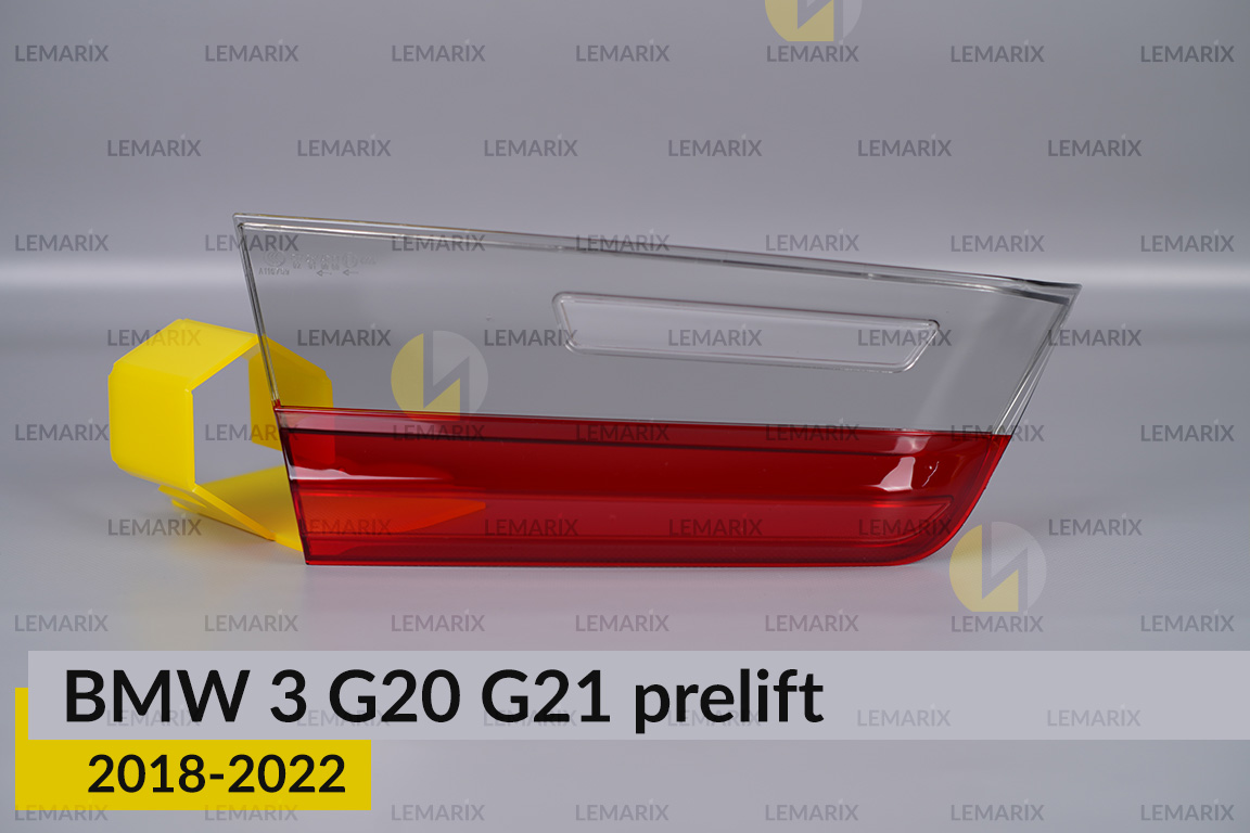 Скло заднього ліхтаря внутрішнє в кришці багажника BMW 3 G20 G21 (2018-2022) дорест ліве