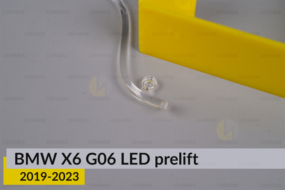 Кільце світловод фари BMW X6 G06 LED (2018-2023) дорест велике зовнішнє праве