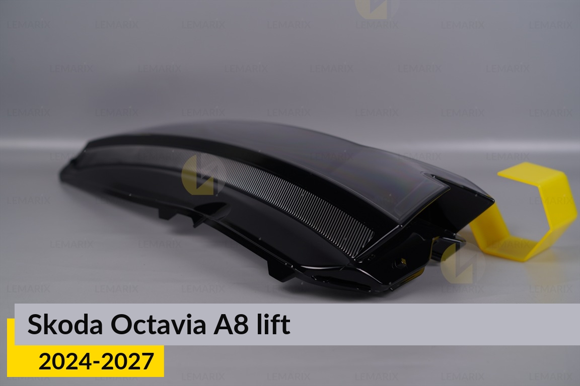 Скло фари Skoda Octavia A8 (2024-2027) рест ліве