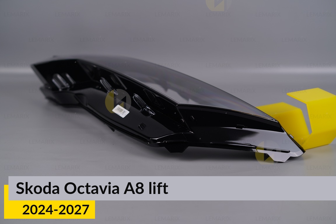 Скло фари Skoda Octavia A8 (2024-2027) рест ліве