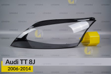 Скло фари Audi TT 8J (2006-2014) ліве