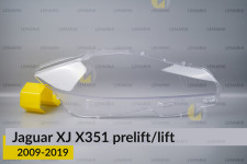 Скло фари Jaguar XJ X351 (2009-2019) дорест/рест праве