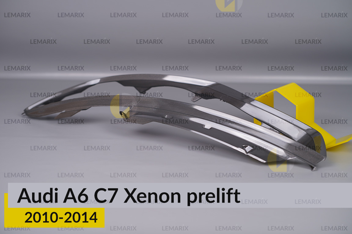Декоративна маска Audi A6 C7 Xenon (2010-2014) дорест ліва