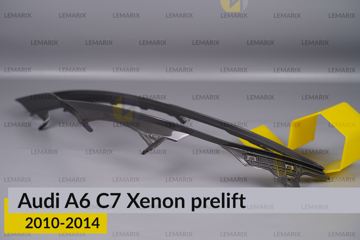 Декоративна маска Audi A6 C7 Xenon (2010-2014) дорест ліва