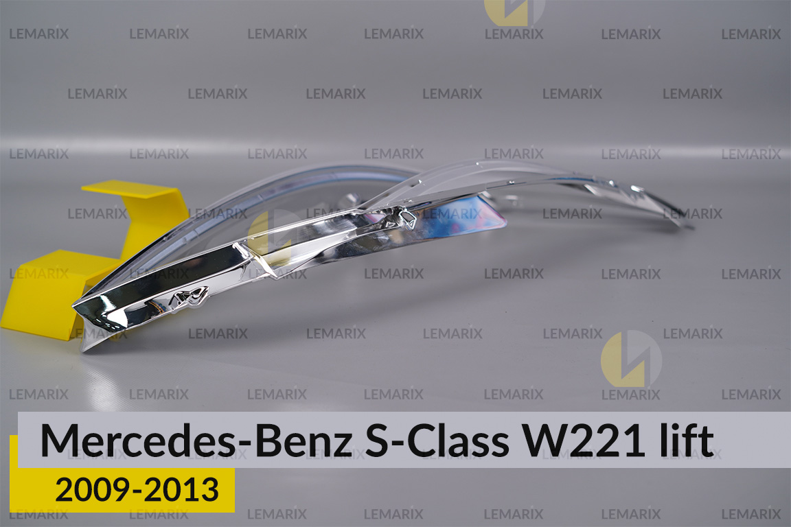 Хромированная декоративная маска Mercedes-Benz S-Class W221 (2009-2013) рест правая