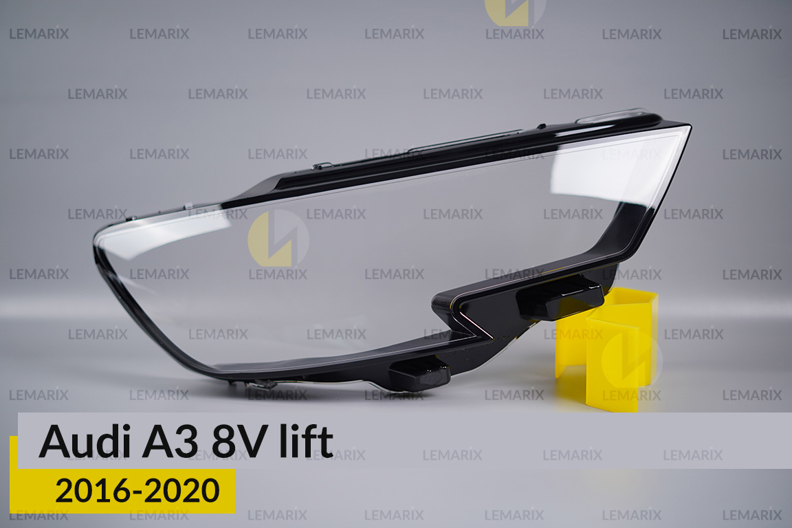 Скло фари Audi A3 8V (2016-2020) рест праве