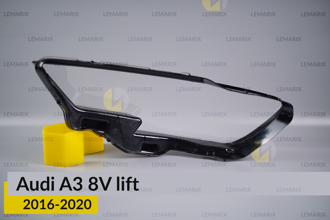 Скло фари Audi A3 8V (2016-2020) рест праве