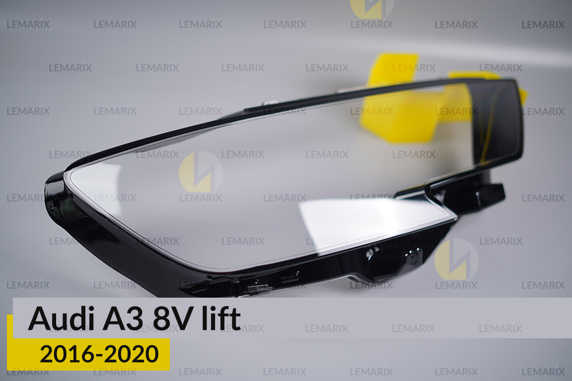 Скло фари Audi A3 8V (2016-2020) рест праве