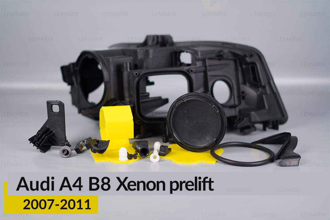 Сервісний комплект корпуса фар Audi A4 B8 Xenon (2007-2011) дорест лівий