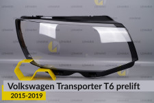 Скло фари VW Volkswagen Transporter T6 (2015-2019) дорест праве