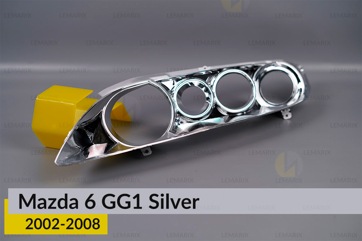 Декоративна маска Mazda 6 GG1 Silver (2002-2008) ліва