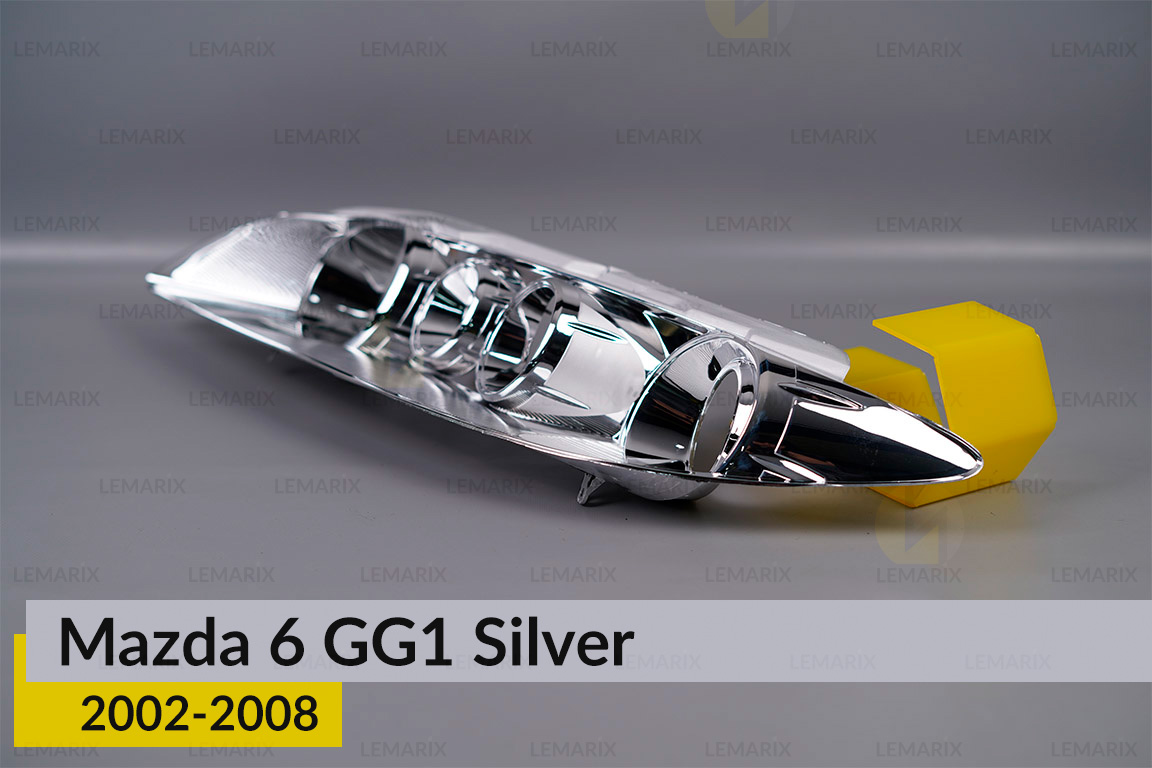 Декоративна маска Mazda 6 GG1 Silver (2002-2008) ліва