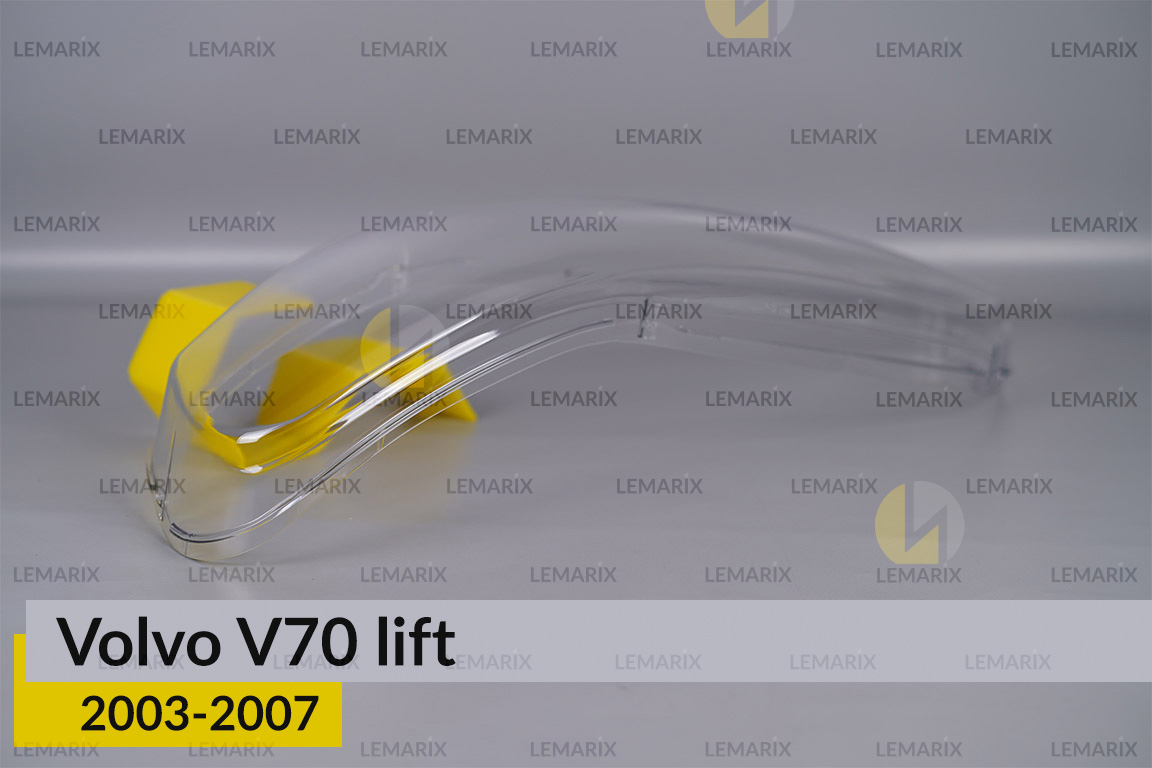 Скло фари Volvo V70 (2003-2007) рест ліве