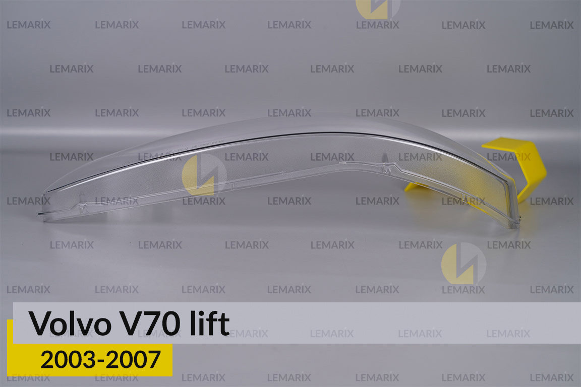 Скло фари Volvo V70 (2003-2007) рест ліве