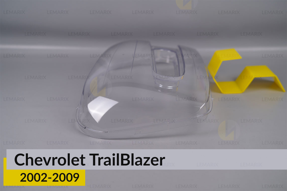 Скло фари Chevrolet TrailBlazer (2002-2009) праве