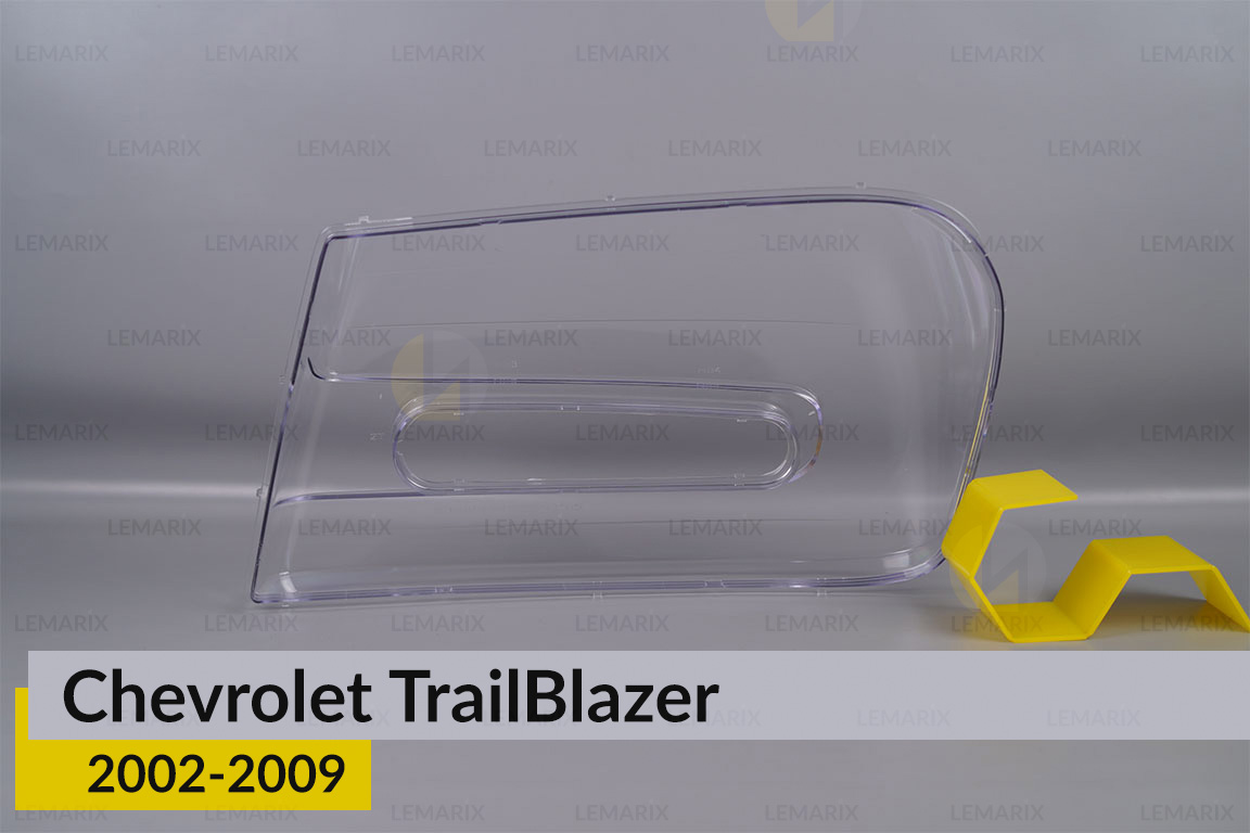 Скло фари Chevrolet TrailBlazer (2002-2009) праве